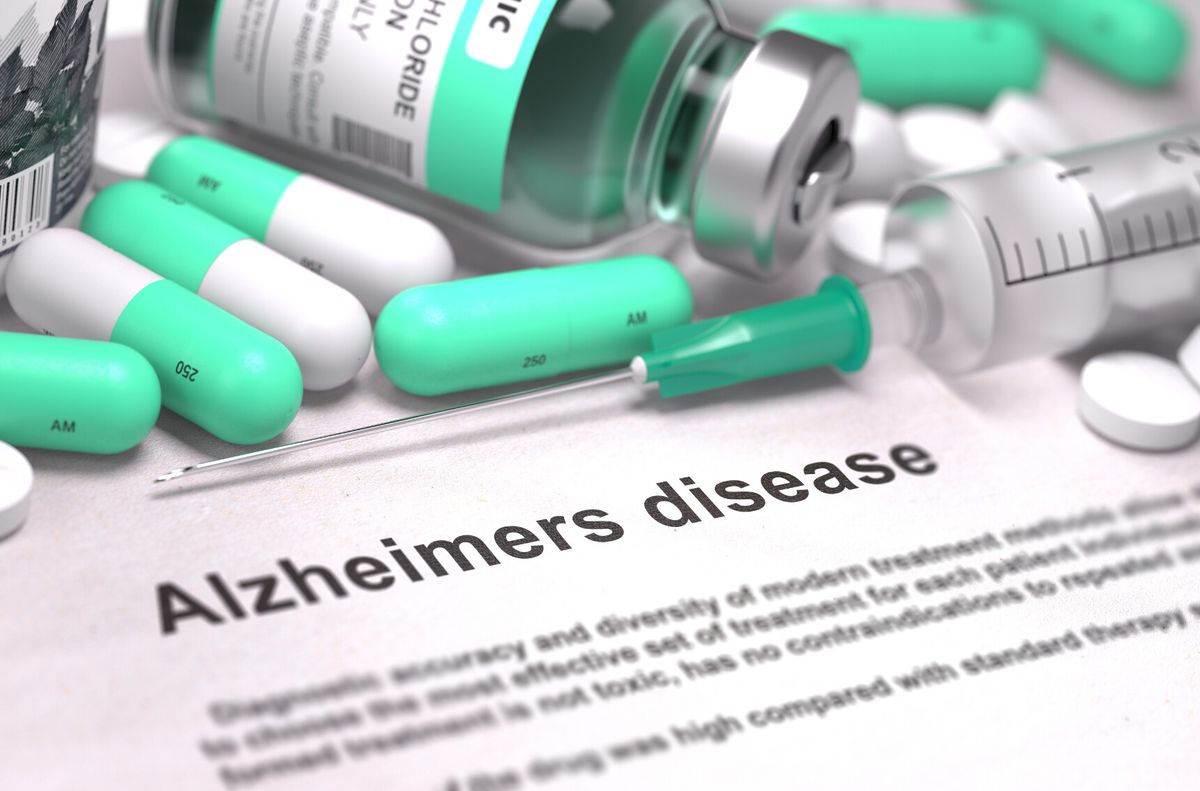 Illustration de médicament contre Alzheimer