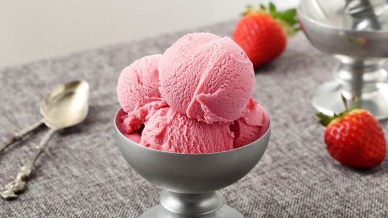 sorbet fraises